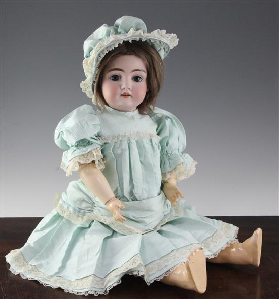 A Kestner bisque head child doll, no. 146, 24in.